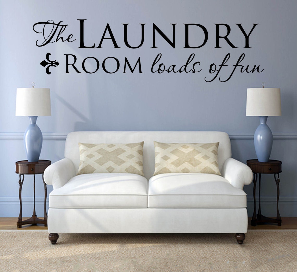 Laundry Room Decals Vinyl Decals for Laundry Room Wall Decal Etsy