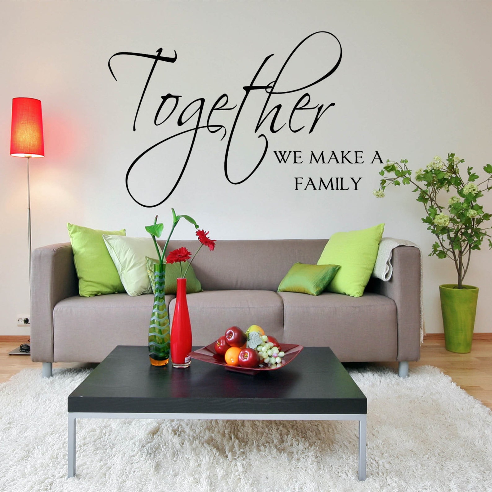 Wall Decal Quote Family Room Wall Decal Foyer Decals Vinyl Etsy UK