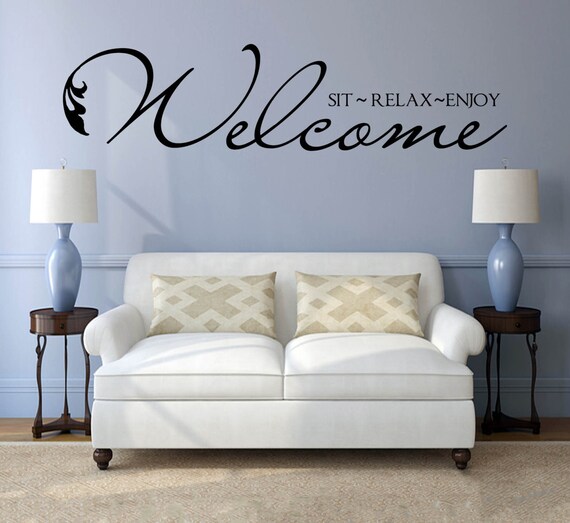 Welcome Decal Wall Vinyl Business - Welcome Wall Decal Welcome Decal Wall Vinyl Business - Welcome Wall Decal