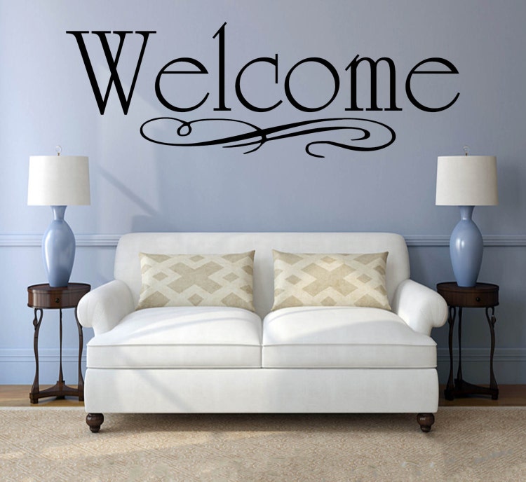 Welcome Home Vinyl Die Cut Sticker Cottagecore Stickers Cute Stickers Decorative Stickers Kawaii Stickers
