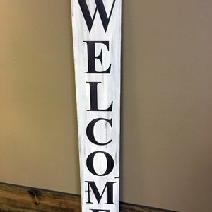 Wood welcome sign, front door welcome sign, rustic welcome sign, Merry Christmas Sign image 3