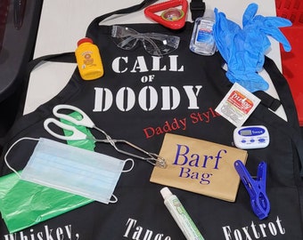 Call of Doody - Daddy Doody Apron - First Time Dad Gift - Fun Baby Shower Gift - Novelty Gift