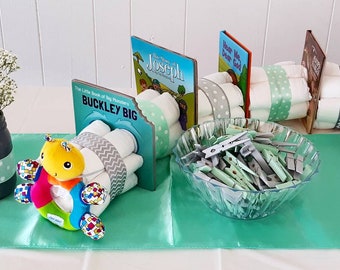 caterpillar diaper cake