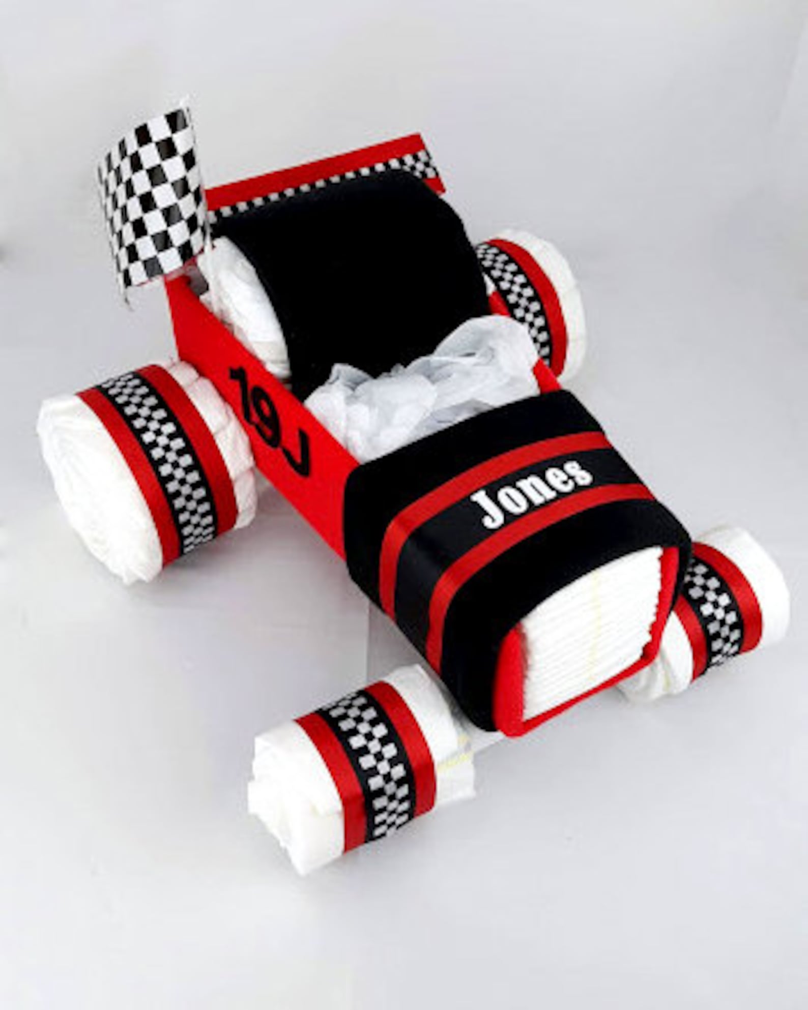 Race Car Baby Shower Diaper Cake Diaper Cake Baby Etsy