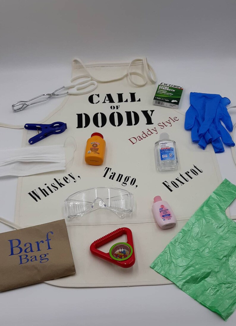 Daddy Doody Apron Gag Gift New Daddy Apron Gift for Him Etsy