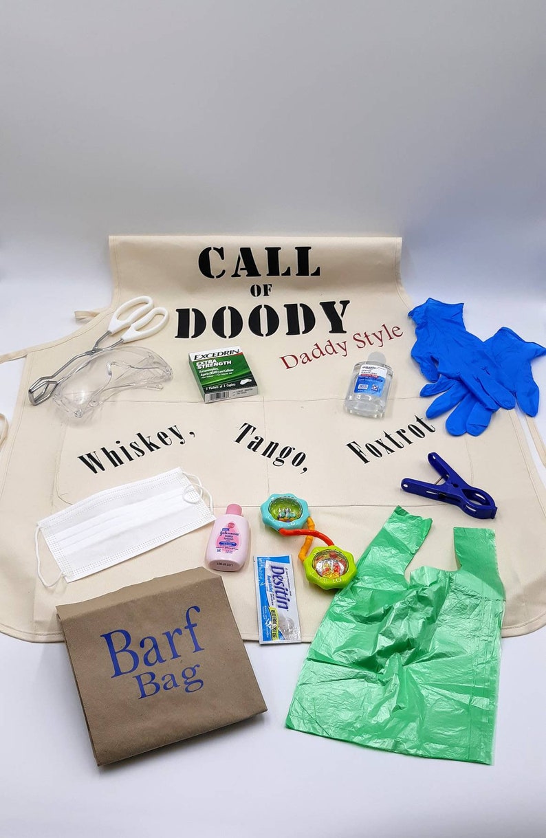 Daddy Doody Apron Gag Gift New Daddy Apron Gift for Him Etsy
