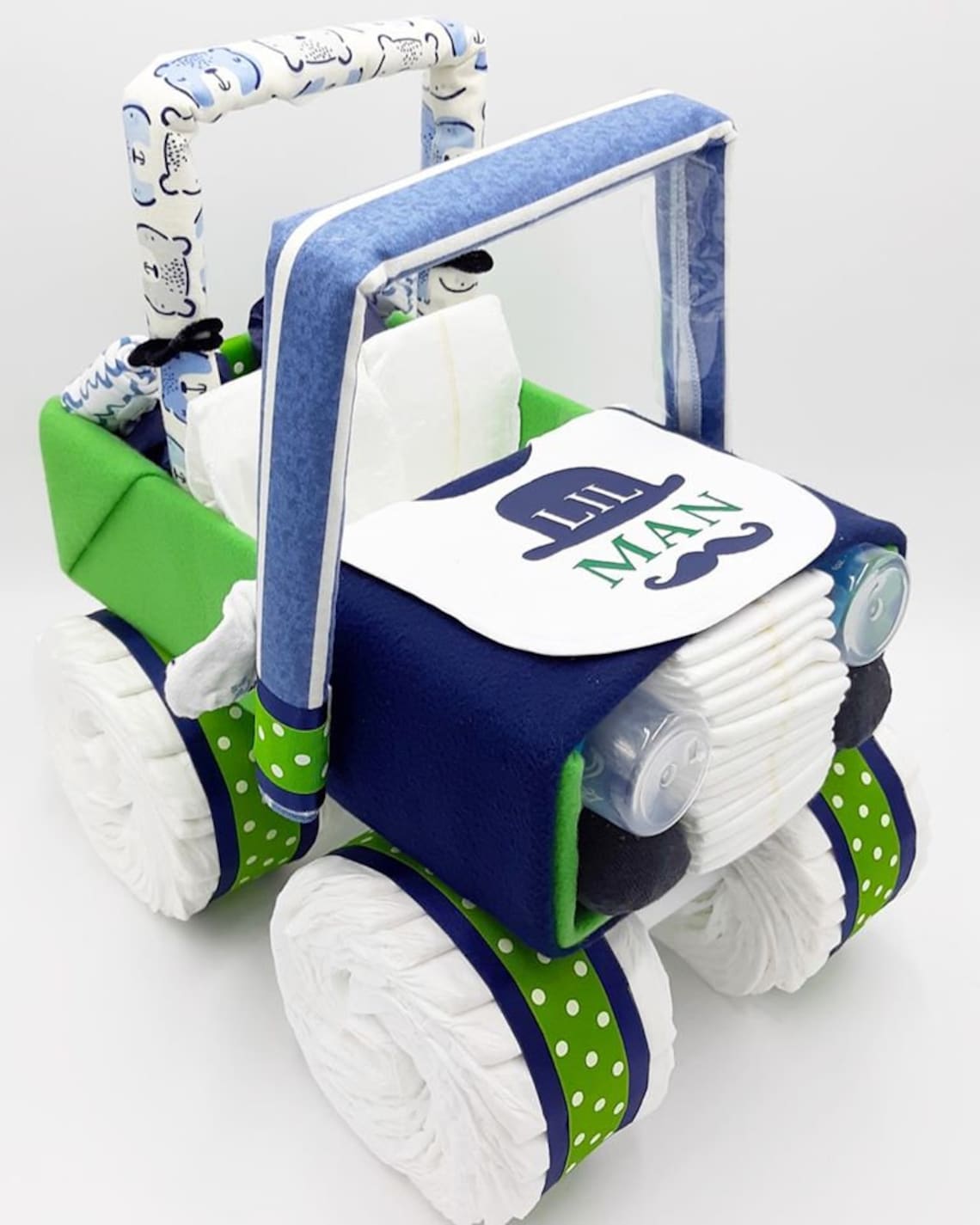 Jeep Diaper Cake Big Truck Baby Gift Diaper Cake Baby Etsy