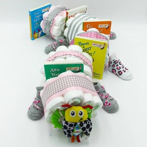 bookworm diaper cake