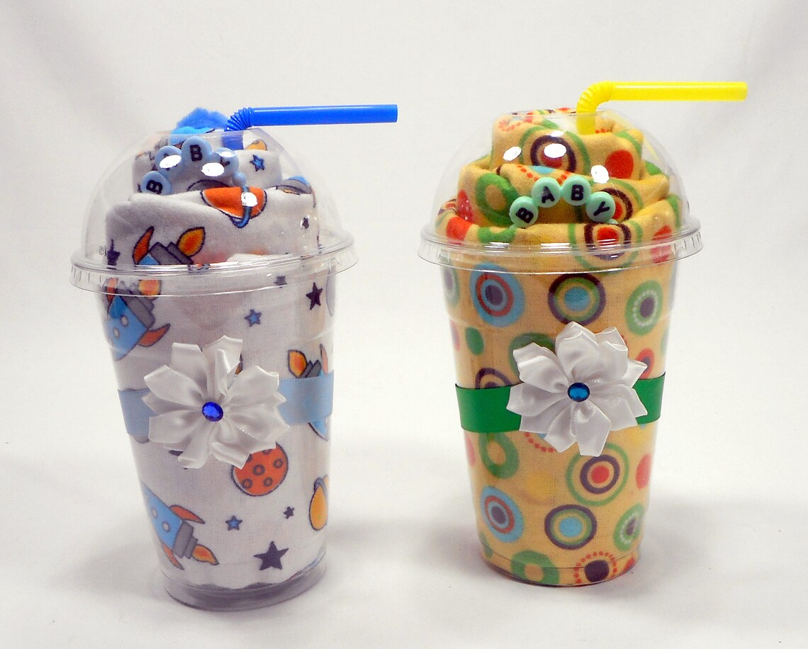Receiving Blanket Milk Shake Gift Unique Baby Shower Gift Etsy