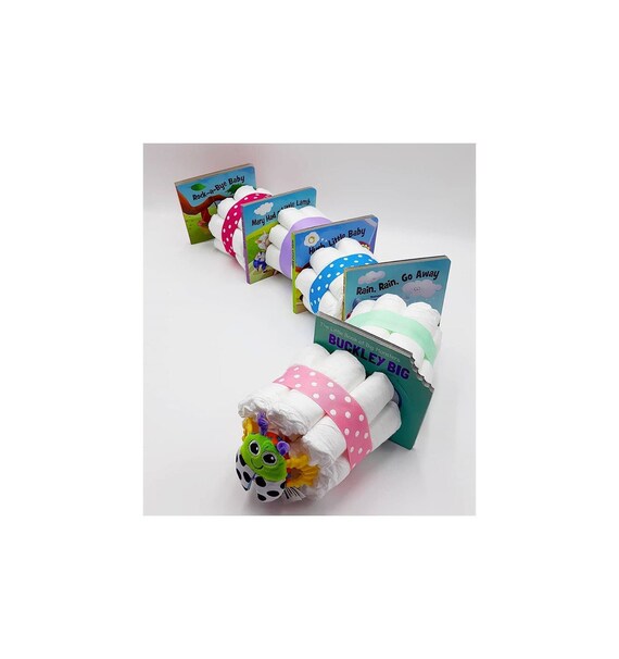 bookworm diaper cake