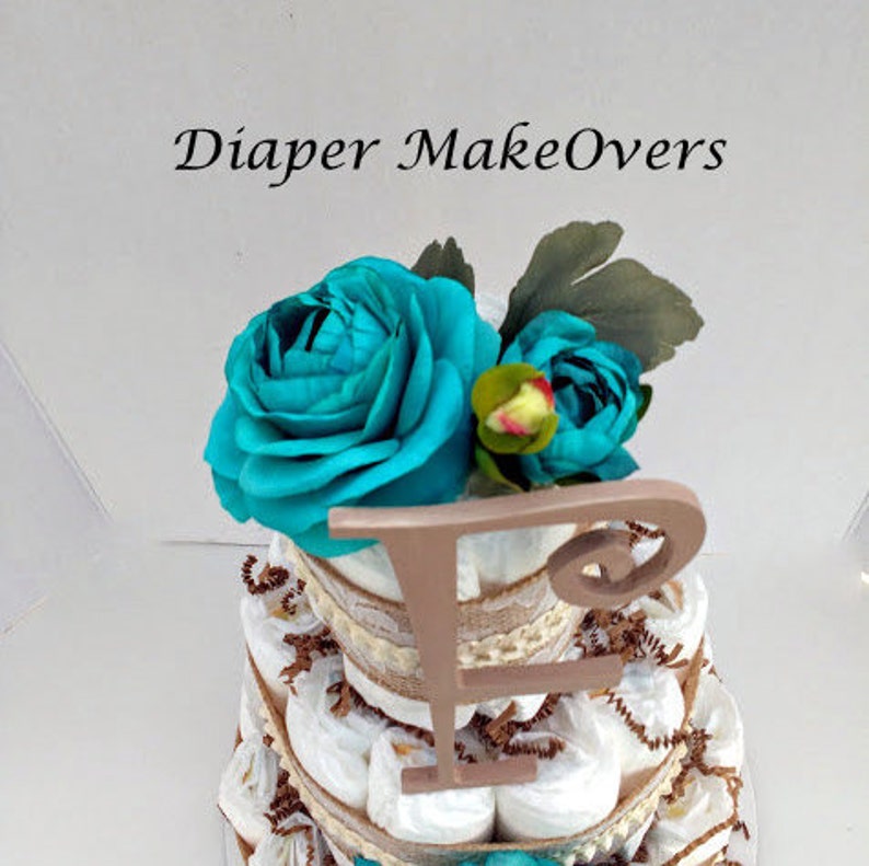 Rustic Burlap Lace Diaper Cake Burlap Diaper Cake Baby Etsy