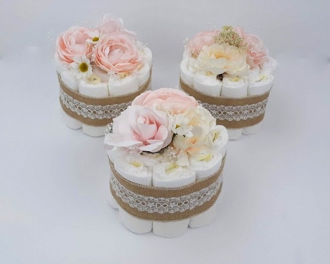 Small Diaper Cake Cake Decorating Small Nappy Cake Small Diaper