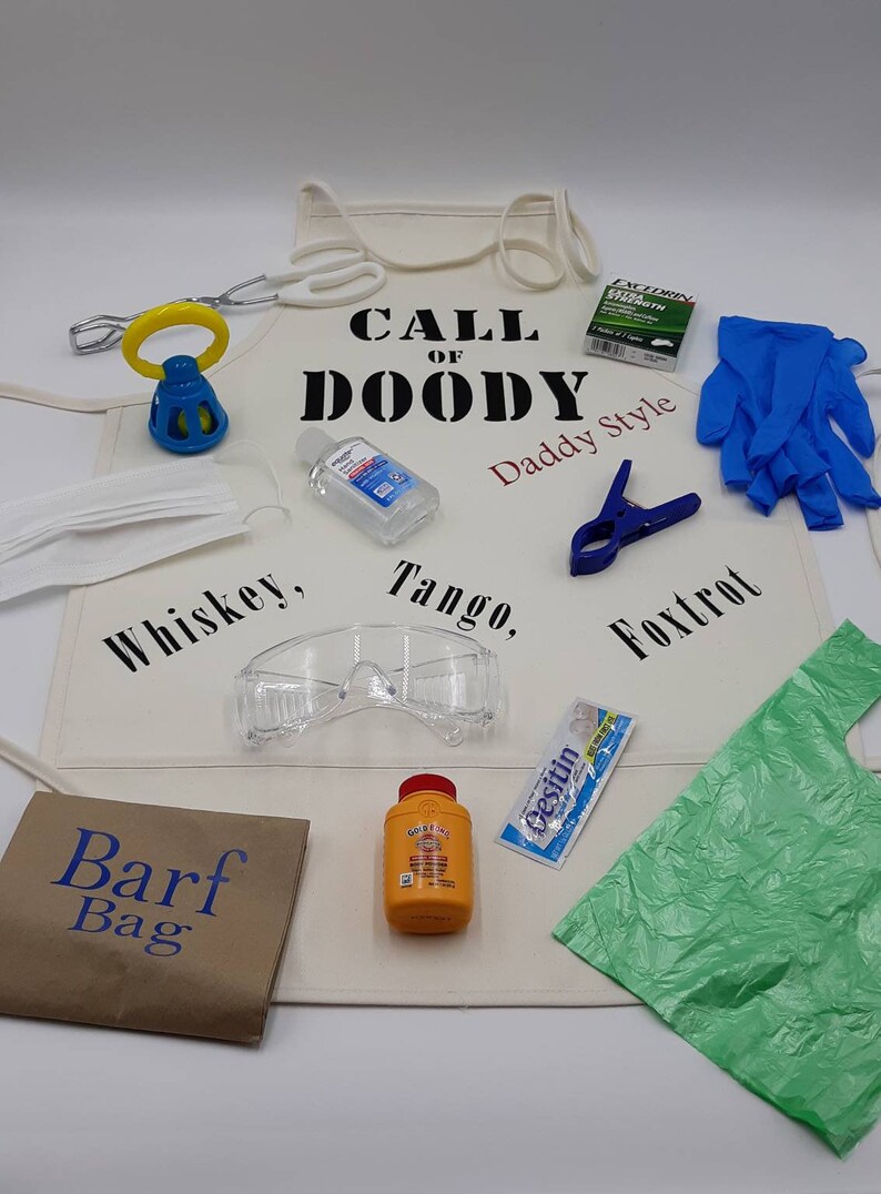 Daddy Doody Apron Gag Gift New Daddy Apron Gift for Him Etsy
