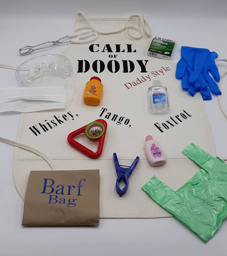 Daddy Doody Apron Gag Gift New Daddy Apron Gift for Him Etsy
