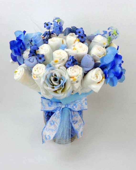 baby diaper bouquet