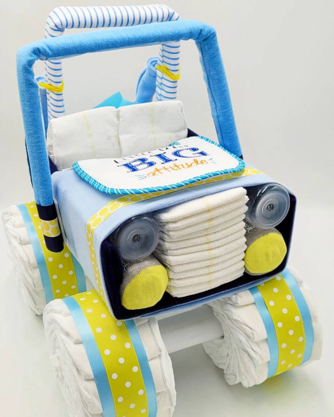 Diaper Jeep Unique Baby Gift Diaper Cake Baby Shower Centerpiece Baby