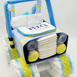 Diaper Jeep Unique Baby Gift Diaper Cake Baby Shower Centerpiece Baby Shower Gift One Of a Kind Gift for Baby image 1