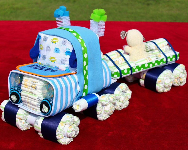 Semi Truck Diaper Cake Truck Diaper Cake Baby Shower Gift Etsy Semi Truck Diaper Cake Truck Diaper Cake Baby Shower Gift Etsy