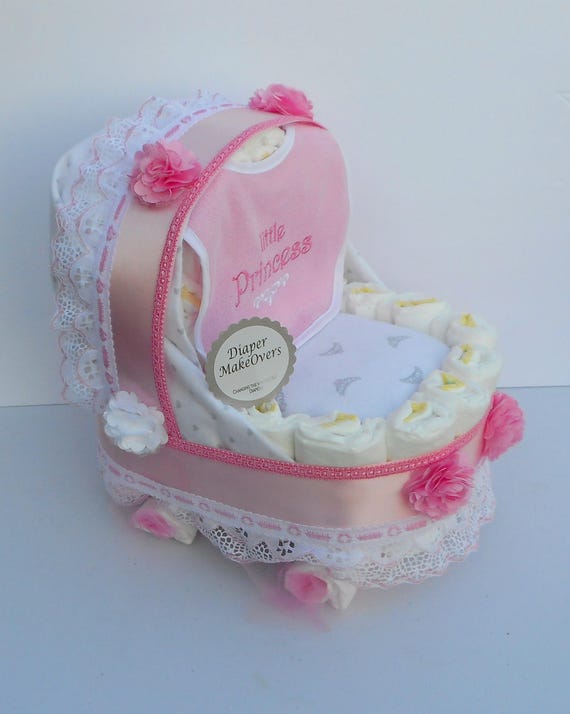baby stroller diaper cake