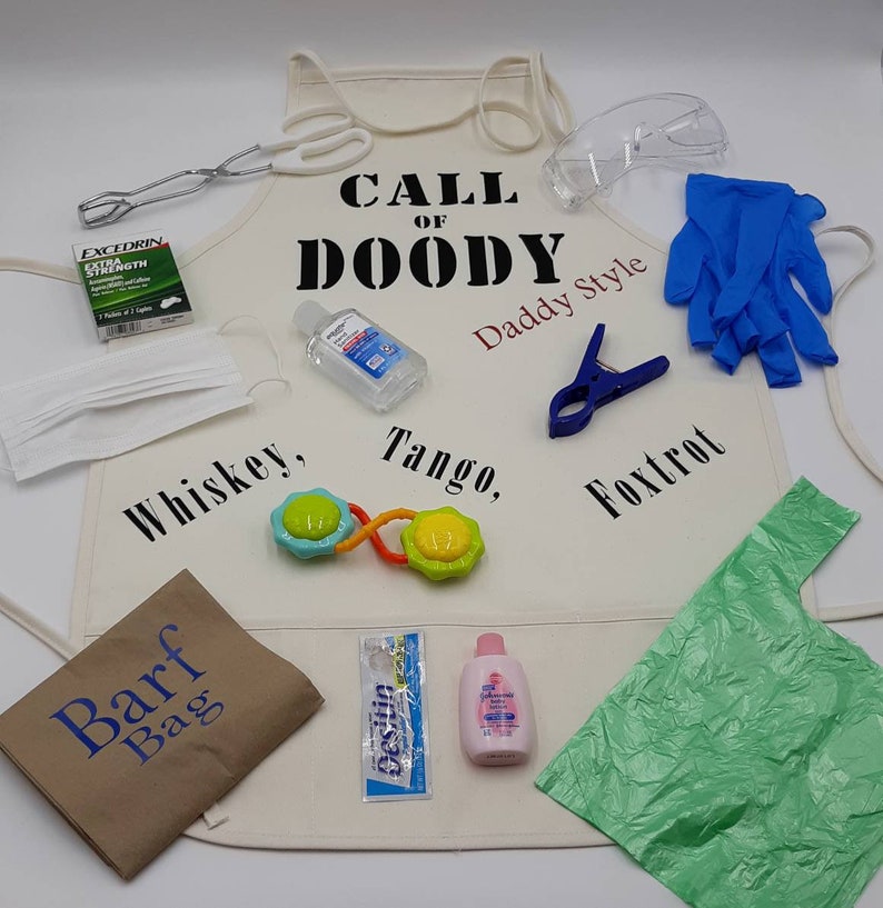 Daddy Doody Apron Gag Gift New Daddy Apron Gift for Him Etsy