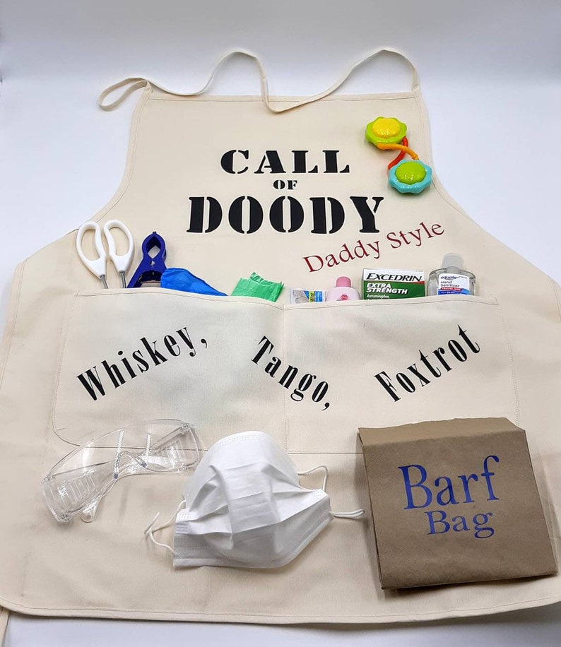 Daddy Doody Apron Gag Gift New Daddy Apron Gift for Him Etsy