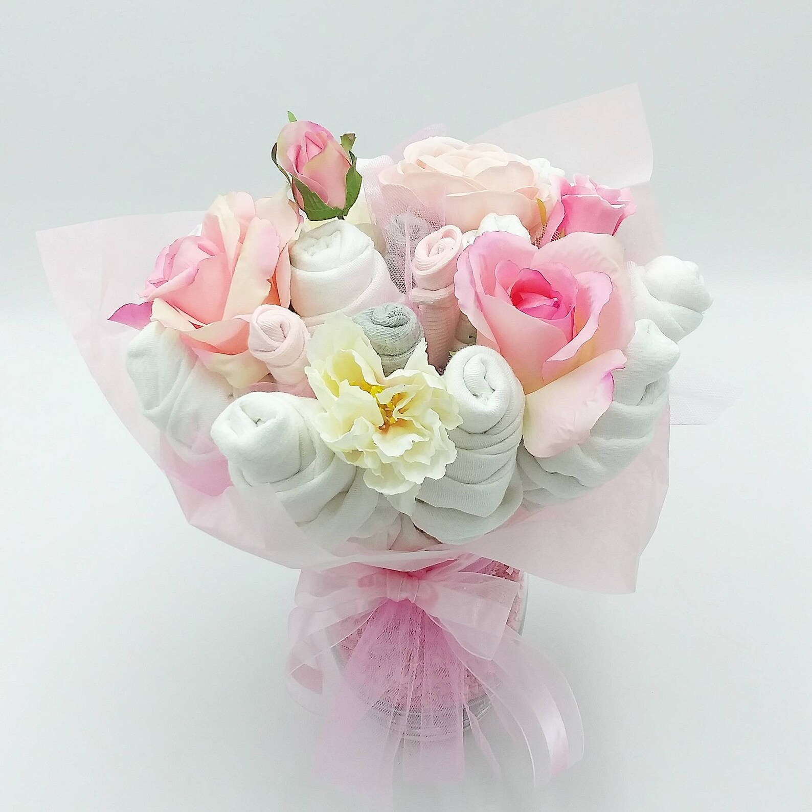 Cloth Diaper Bouquet New Baby Gift Baby Shower Decor Etsy