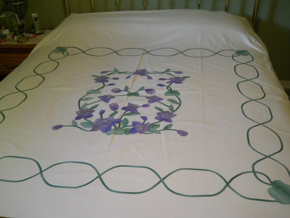 Duvet Bed Covering Bedspread With Matching Curtains Reduced Etsy