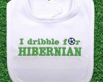 NEW Baby Bib I Dribble for Hibernian Football Club HIBS