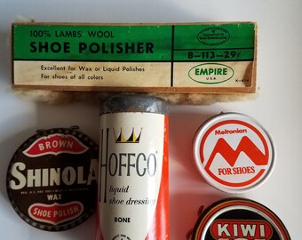 Vintage Shoe Creams and Polishes