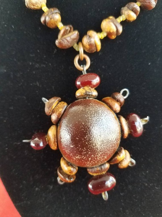 Vintage 1970's Seed and Bead Necklace