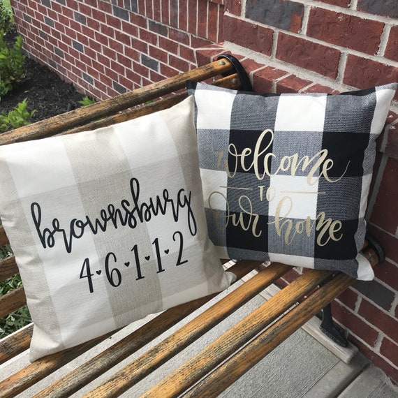 personalized outdoor pillows