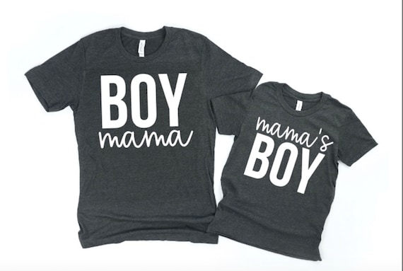 Mama's Boy Momma's Boy Boy Mama Mommy and Me | Etsy