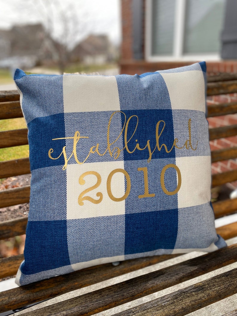 Front Porch Pillow Outdoor Pillow Last Name Wedding Present Etsy