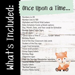 Once Upon a Time... Classroom Decor Bundle - Etsy