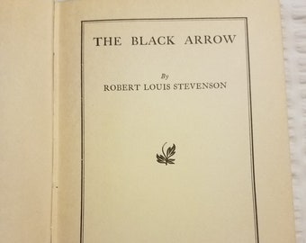 The Black Arrow by Robert Louis Stevenson, 1930