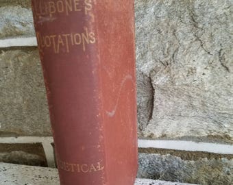 Poetical Quotations from Chaucer to Tennyson, 1892