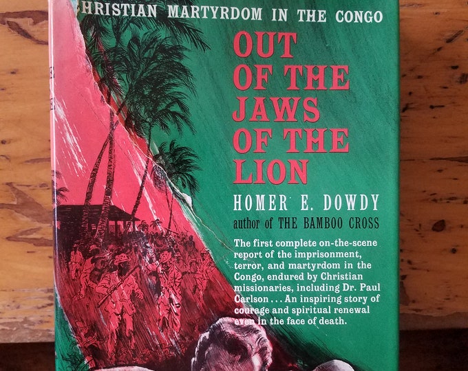 Out of the Jaws of the Lion by Homer E. Dowdy Etsy