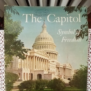 Distressed copy of &quot;House of Representatives of the United States, An Omnibus of the Capitol&quot;, rare 1966 vintage copy