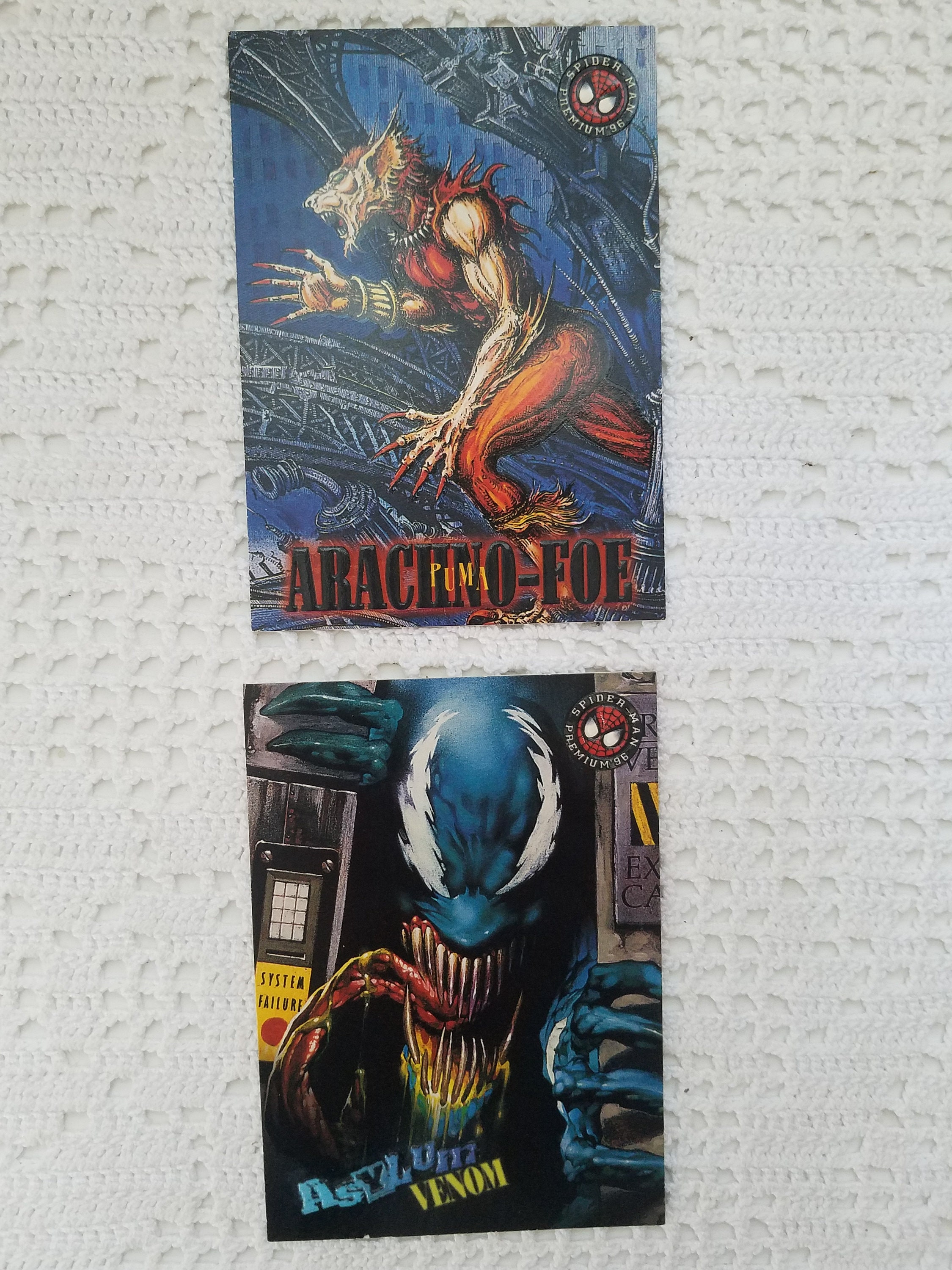 7 Card Collection of Spiderman Premium Cards, '96. - Etsy