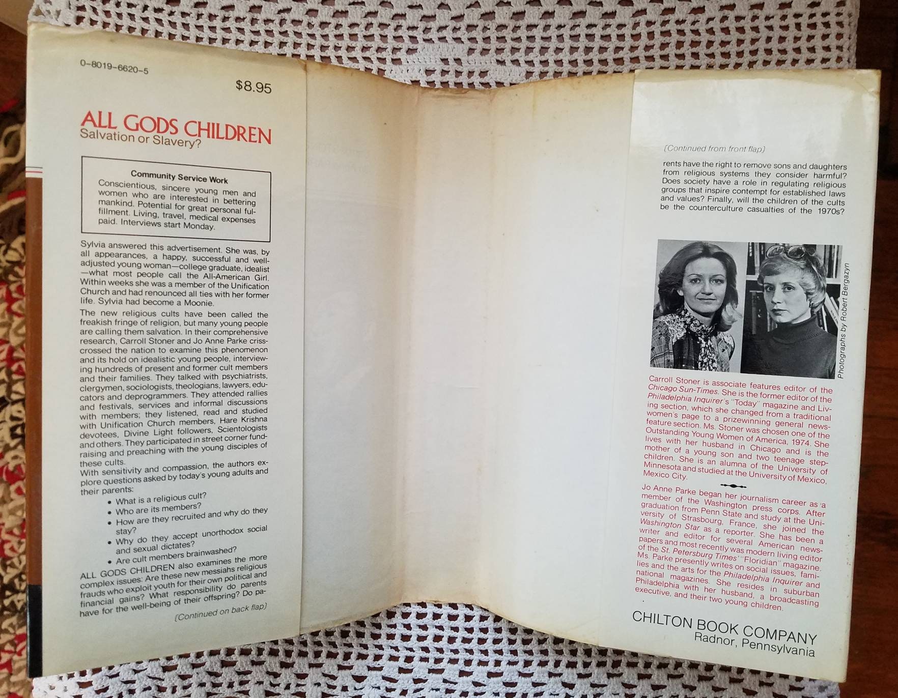 All God's Children, the Cult Experience Salvation or Slavery, by Caroll Stoner and Jo Anne Parke ...