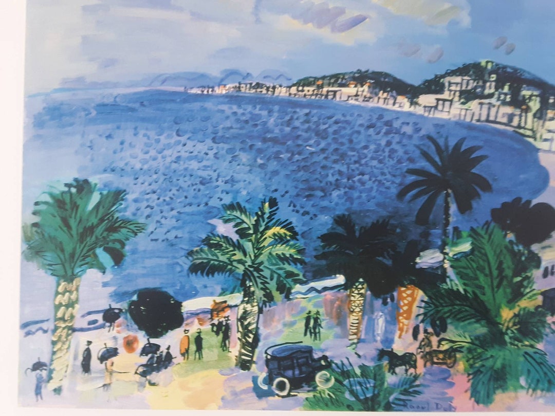 Raoul Dufy Print la Baie Des Anges Nice 1929. Etsy