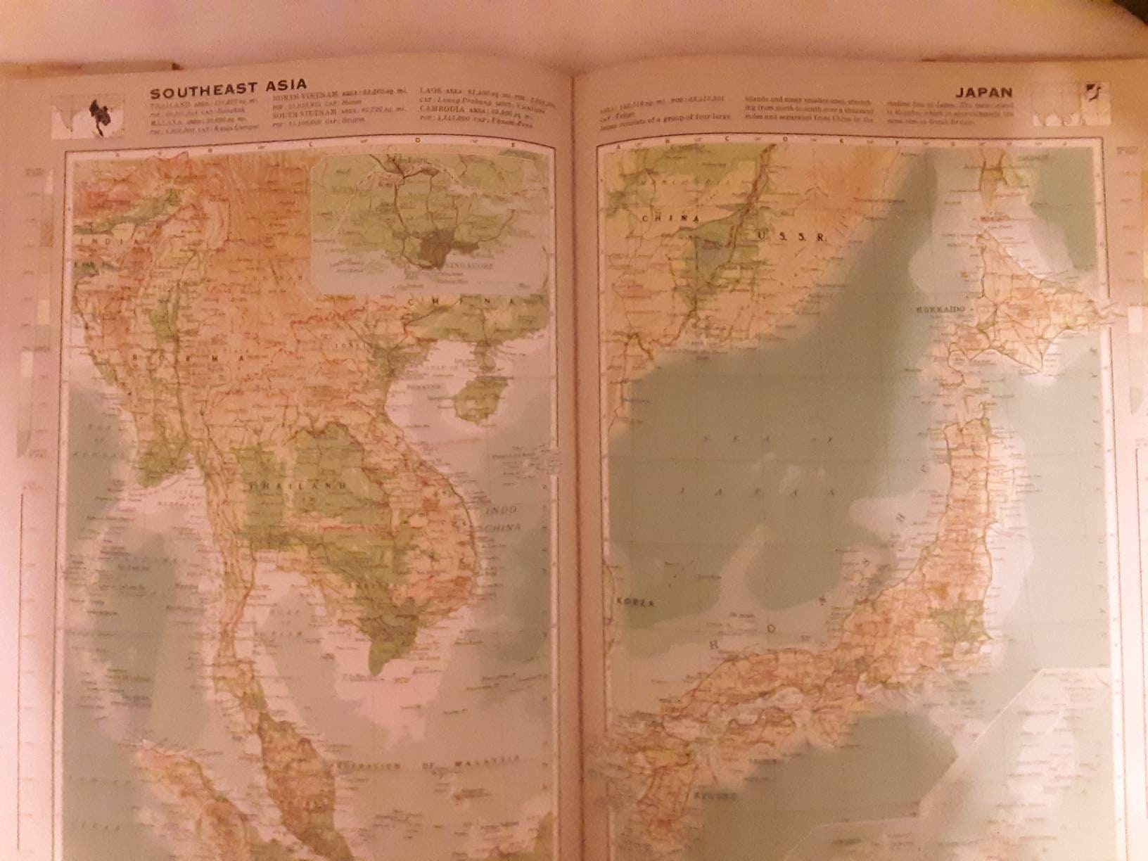 Reader's Digest Great World Atlas, 1963 First Edition, Special