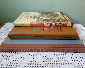 Three Book Lot for Children/Young Adults: Citizen of New Salem, the story of Louis Braille, The Story of Buffalo Bill