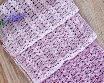 CROCHET PATTERN - Dainty Lace Scarf Pattern - Pretty Design