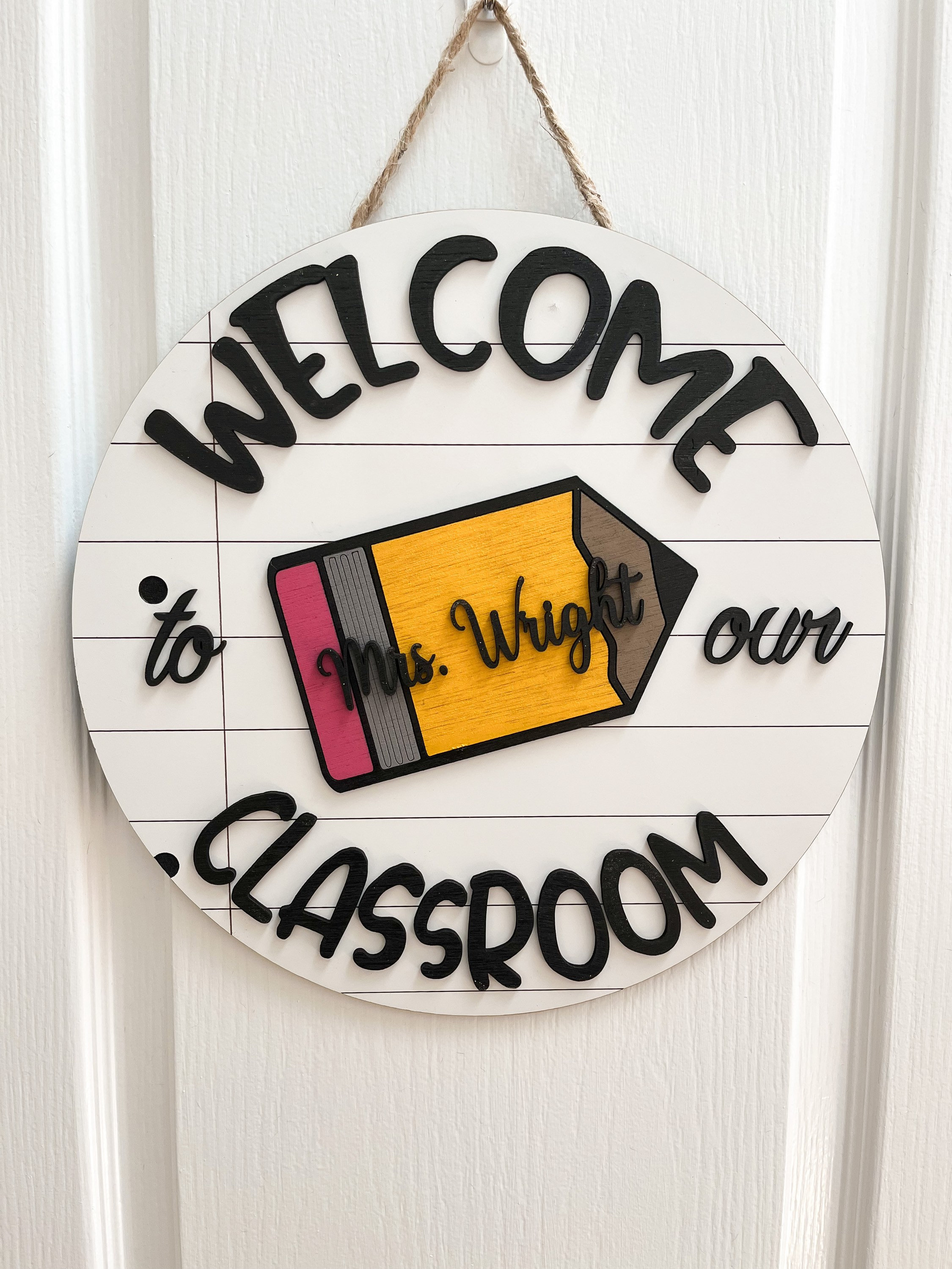 Teacher Appreciation Gift - Classroom Door Decor - Classroom Door Sign ...