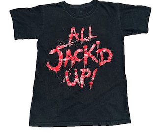 Halloween Horror Nights 25th Anniversary Medium  Unisex Shirt 2015 ALL JACK'D UP