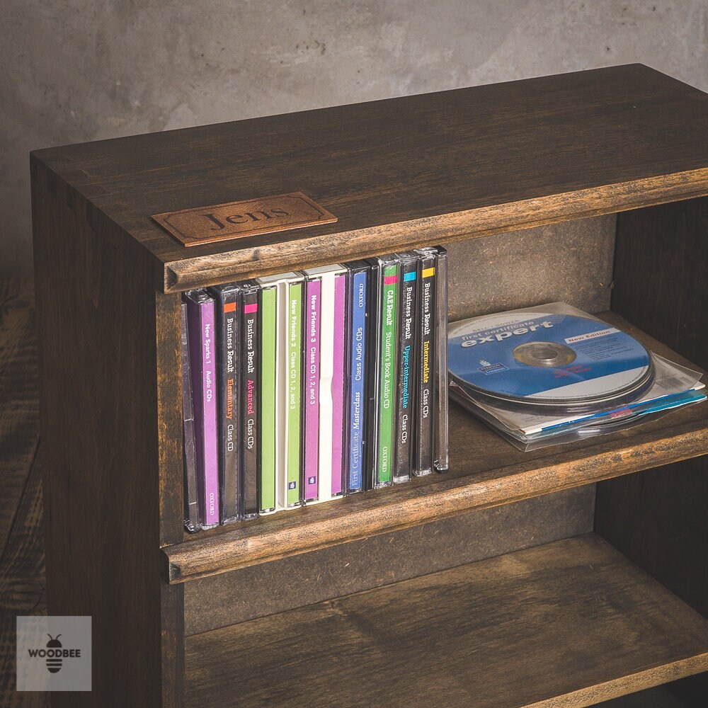 Personalized Cd Holder/cd Rack/ Cd Display/ Cd Showcase Etsy