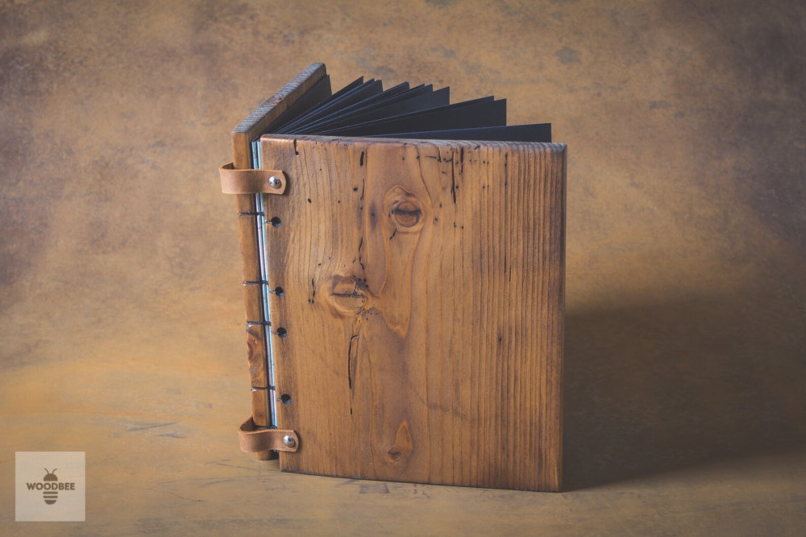 Rustic wooden photo album wedding album Album Photo Fotoalbum Etsy