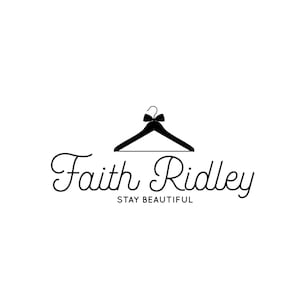 Premade Logo Design,Hanger Logo,Clothes Boutique,Fashion Logo,Simple Logo,Signature Logo,Kids Boutique Logo,Baby Boutique Logo,Children Logo