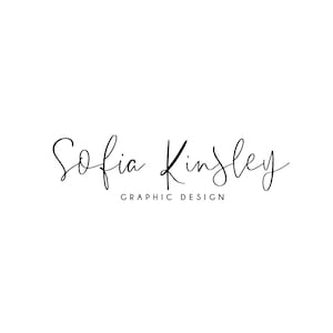 Premade Logo Design, Minimalist Logo, Simple Logo, Photography Logo,Signature Logo,Bakery Logo,Boutique,Beauty Salon Logo,Makeup Artist Logo